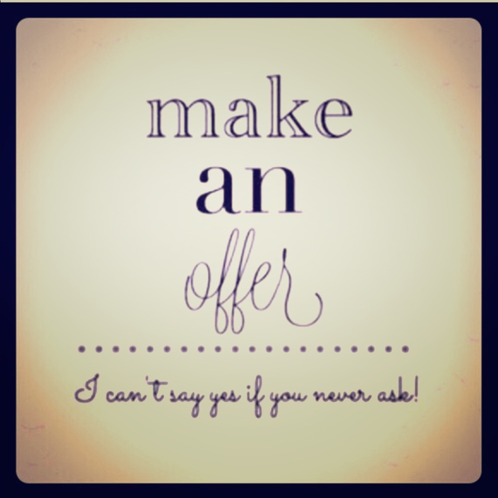 Reasonable offers welcomed!